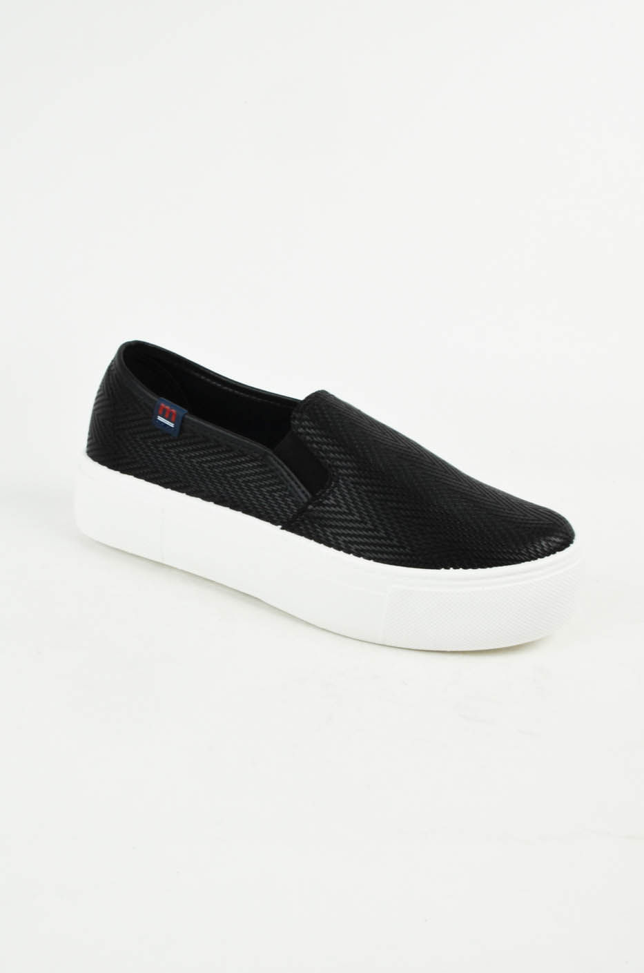 slip on moleca caixa alta trama feminino